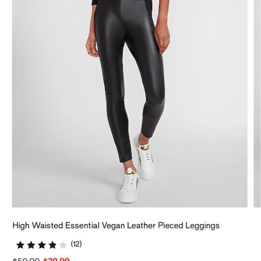 Express high waisted vegan leather leggings